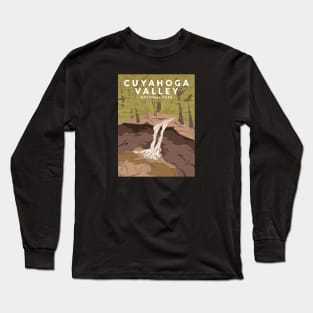 Cuyahoga Valley National Park, Ohio Travel Poster Long Sleeve T-Shirt